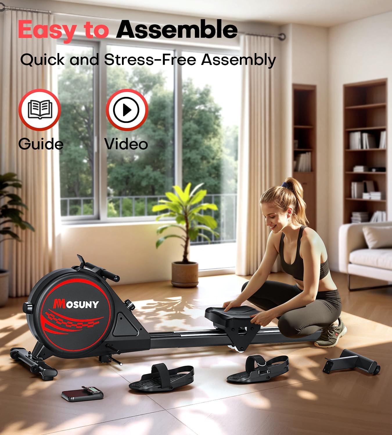 Smooth, quiet magnetic resistance